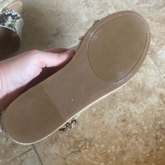 Steve Madden Snakeskin platform sandals - Picture 5 of 8